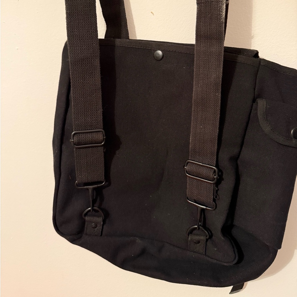 Black Canvas Backpack - image 3